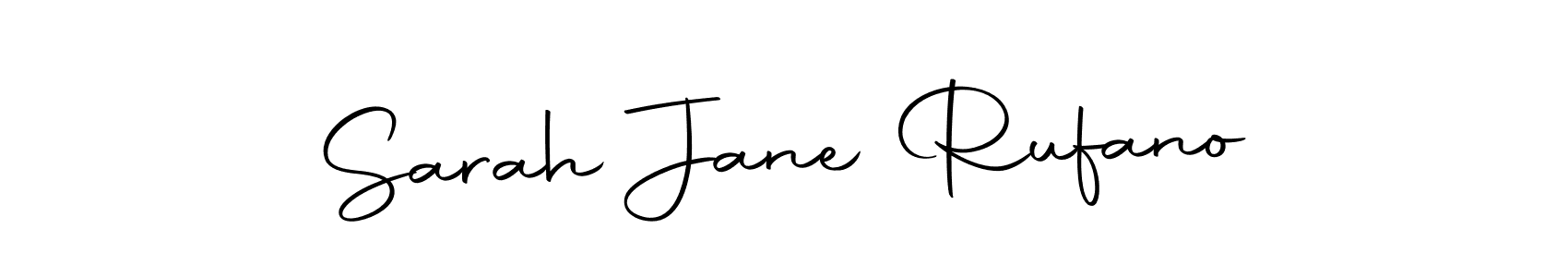 Sarah Jane Rufano stylish signature style. Best Handwritten Sign (Autography-DOLnW) for my name. Handwritten Signature Collection Ideas for my name Sarah Jane Rufano. Sarah Jane Rufano signature style 10 images and pictures png
