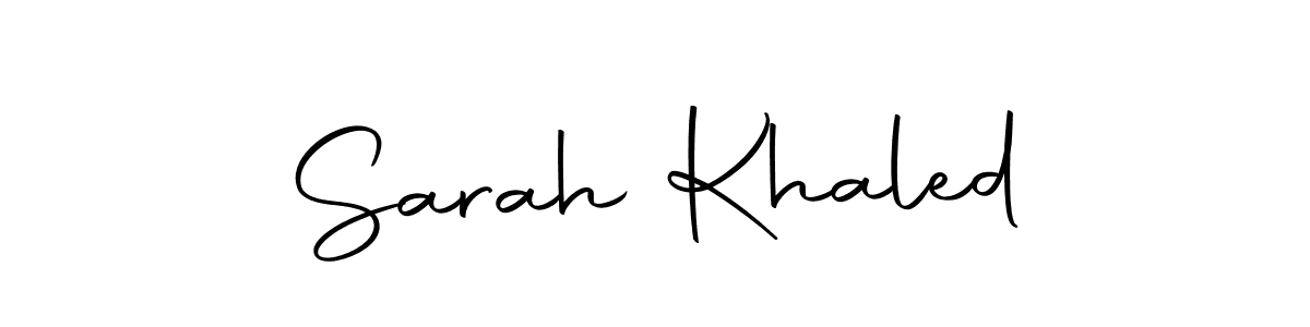 Autography-DOLnW is a professional signature style that is perfect for those who want to add a touch of class to their signature. It is also a great choice for those who want to make their signature more unique. Get Sarah Khaled name to fancy signature for free. Sarah Khaled signature style 10 images and pictures png