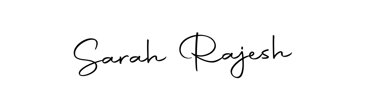 Design your own signature with our free online signature maker. With this signature software, you can create a handwritten (Autography-DOLnW) signature for name Sarah Rajesh. Sarah Rajesh signature style 10 images and pictures png
