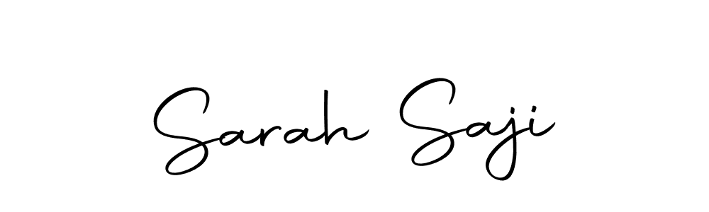 Make a beautiful signature design for name Sarah Saji. With this signature (Autography-DOLnW) style, you can create a handwritten signature for free. Sarah Saji signature style 10 images and pictures png