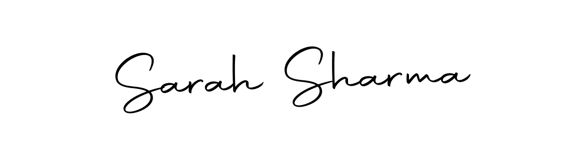 Autography-DOLnW is a professional signature style that is perfect for those who want to add a touch of class to their signature. It is also a great choice for those who want to make their signature more unique. Get Sarah Sharma name to fancy signature for free. Sarah Sharma signature style 10 images and pictures png