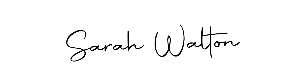 Make a beautiful signature design for name Sarah Walton. With this signature (Autography-DOLnW) style, you can create a handwritten signature for free. Sarah Walton signature style 10 images and pictures png