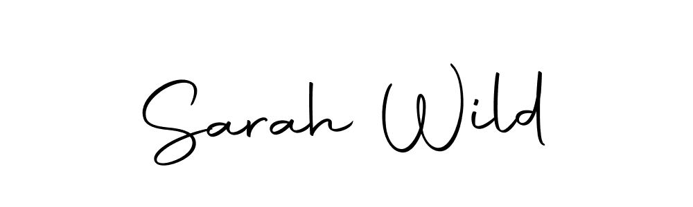 Make a beautiful signature design for name Sarah Wild. Use this online signature maker to create a handwritten signature for free. Sarah Wild signature style 10 images and pictures png