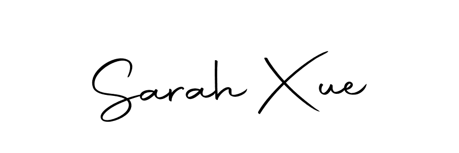 Design your own signature with our free online signature maker. With this signature software, you can create a handwritten (Autography-DOLnW) signature for name Sarah Xue. Sarah Xue signature style 10 images and pictures png