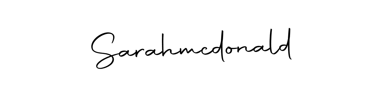 Sarahmcdonald stylish signature style. Best Handwritten Sign (Autography-DOLnW) for my name. Handwritten Signature Collection Ideas for my name Sarahmcdonald. Sarahmcdonald signature style 10 images and pictures png