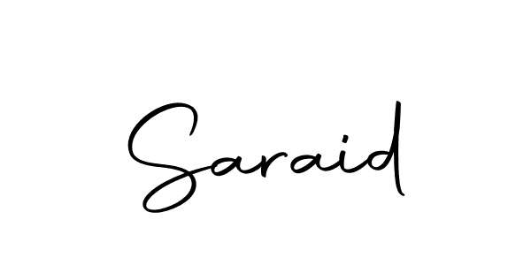 Similarly Autography-DOLnW is the best handwritten signature design. Signature creator online .You can use it as an online autograph creator for name Saraid. Saraid signature style 10 images and pictures png