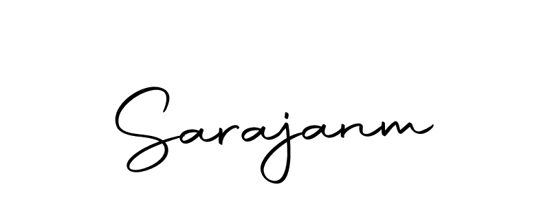 The best way (Autography-DOLnW) to make a short signature is to pick only two or three words in your name. The name Sarajanm include a total of six letters. For converting this name. Sarajanm signature style 10 images and pictures png