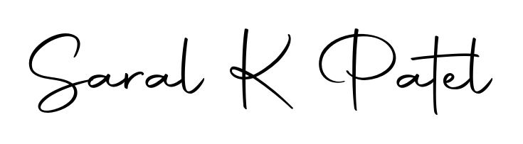 Make a short Saral K Patel signature style. Manage your documents anywhere anytime using Autography-DOLnW. Create and add eSignatures, submit forms, share and send files easily. Saral K Patel signature style 10 images and pictures png