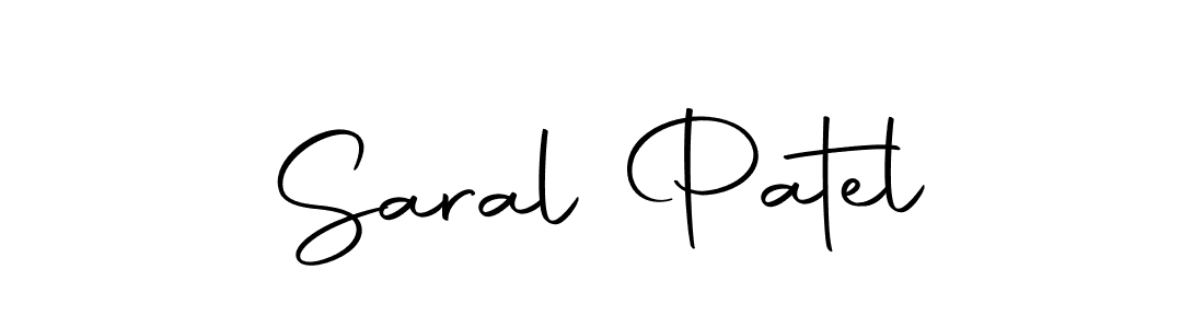 How to make Saral Patel signature? Autography-DOLnW is a professional autograph style. Create handwritten signature for Saral Patel name. Saral Patel signature style 10 images and pictures png