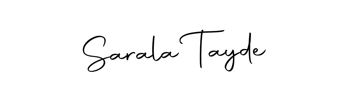 Once you've used our free online signature maker to create your best signature Autography-DOLnW style, it's time to enjoy all of the benefits that Sarala Tayde name signing documents. Sarala Tayde signature style 10 images and pictures png