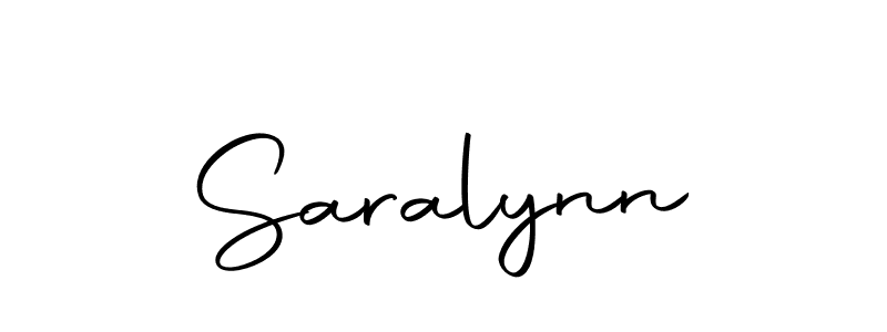 How to make Saralynn name signature. Use Autography-DOLnW style for creating short signs online. This is the latest handwritten sign. Saralynn signature style 10 images and pictures png