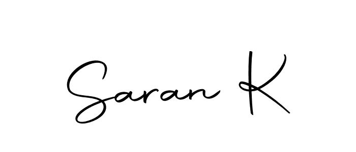 Make a beautiful signature design for name Saran K. Use this online signature maker to create a handwritten signature for free. Saran K signature style 10 images and pictures png
