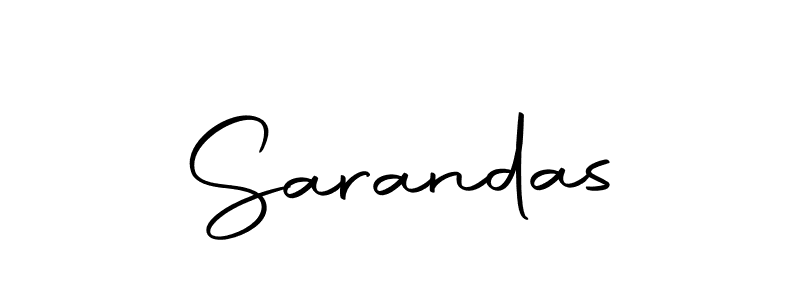 How to make Sarandas name signature. Use Autography-DOLnW style for creating short signs online. This is the latest handwritten sign. Sarandas signature style 10 images and pictures png