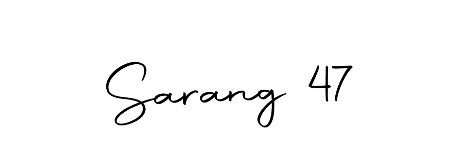 Also we have Sarang 47 name is the best signature style. Create professional handwritten signature collection using Autography-DOLnW autograph style. Sarang 47 signature style 10 images and pictures png