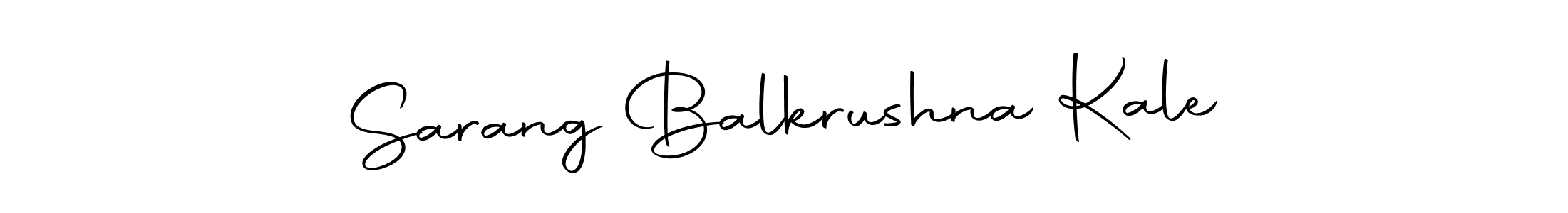 Make a short Sarang Balkrushna Kale signature style. Manage your documents anywhere anytime using Autography-DOLnW. Create and add eSignatures, submit forms, share and send files easily. Sarang Balkrushna Kale signature style 10 images and pictures png