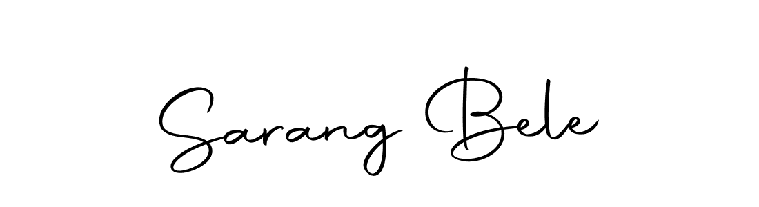 Sarang Bele stylish signature style. Best Handwritten Sign (Autography-DOLnW) for my name. Handwritten Signature Collection Ideas for my name Sarang Bele. Sarang Bele signature style 10 images and pictures png