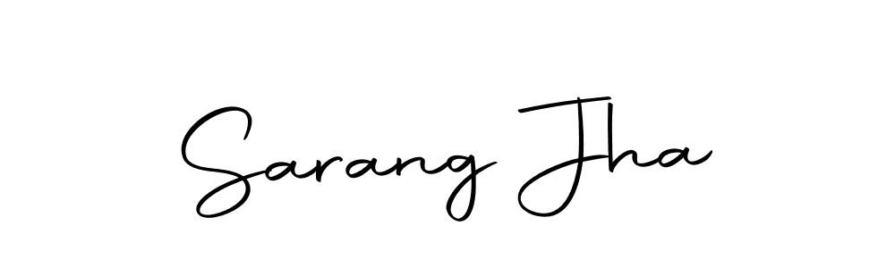 Also we have Sarang Jha name is the best signature style. Create professional handwritten signature collection using Autography-DOLnW autograph style. Sarang Jha signature style 10 images and pictures png