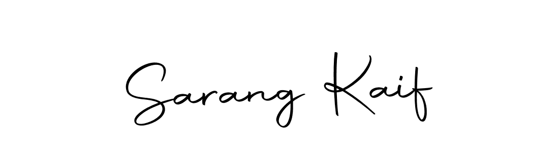 How to make Sarang Kaif name signature. Use Autography-DOLnW style for creating short signs online. This is the latest handwritten sign. Sarang Kaif signature style 10 images and pictures png