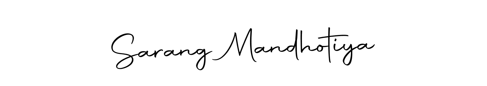 Make a beautiful signature design for name Sarang Mandhotiya. Use this online signature maker to create a handwritten signature for free. Sarang Mandhotiya signature style 10 images and pictures png