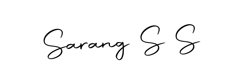 Here are the top 10 professional signature styles for the name Sarang S S. These are the best autograph styles you can use for your name. Sarang S S signature style 10 images and pictures png