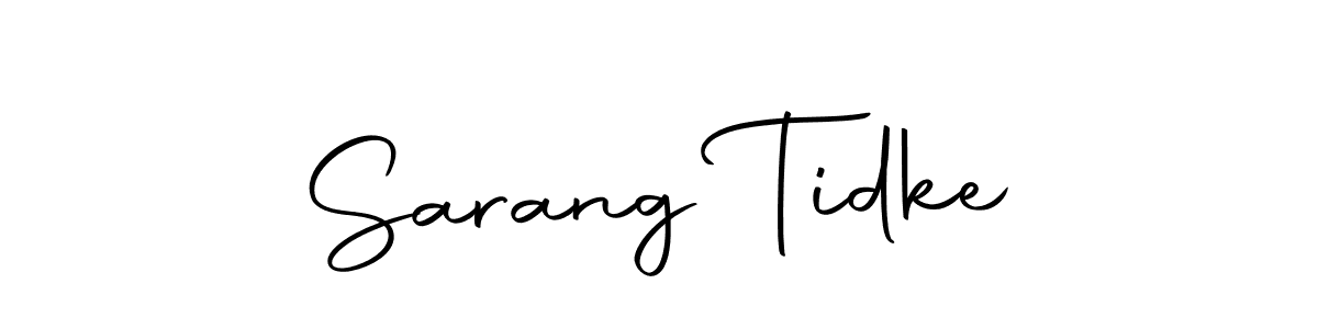 Make a beautiful signature design for name Sarang Tidke. Use this online signature maker to create a handwritten signature for free. Sarang Tidke signature style 10 images and pictures png