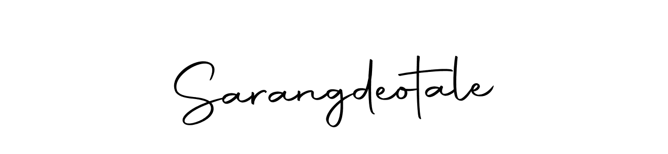 if you are searching for the best signature style for your name Sarangdeotale. so please give up your signature search. here we have designed multiple signature styles  using Autography-DOLnW. Sarangdeotale signature style 10 images and pictures png