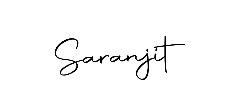 Make a beautiful signature design for name Saranjit. With this signature (Autography-DOLnW) style, you can create a handwritten signature for free. Saranjit signature style 10 images and pictures png