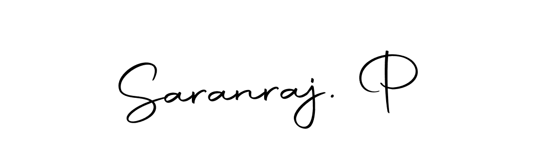 Saranraj. P stylish signature style. Best Handwritten Sign (Autography-DOLnW) for my name. Handwritten Signature Collection Ideas for my name Saranraj. P. Saranraj. P signature style 10 images and pictures png