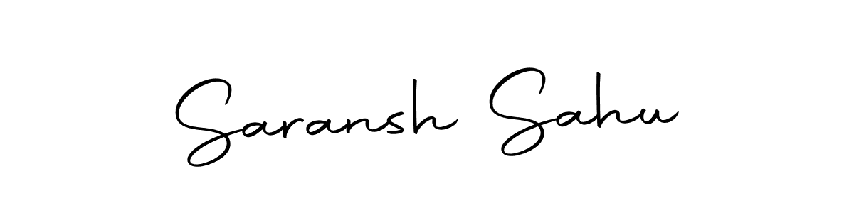Similarly Autography-DOLnW is the best handwritten signature design. Signature creator online .You can use it as an online autograph creator for name Saransh Sahu. Saransh Sahu signature style 10 images and pictures png