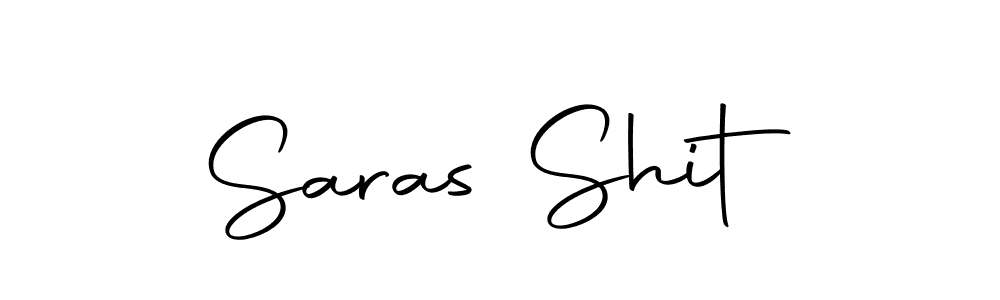 Make a short Saras Shit signature style. Manage your documents anywhere anytime using Autography-DOLnW. Create and add eSignatures, submit forms, share and send files easily. Saras Shit signature style 10 images and pictures png