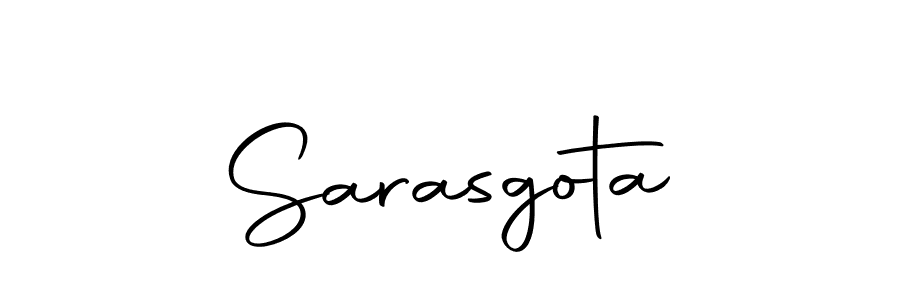 You should practise on your own different ways (Autography-DOLnW) to write your name (Sarasgota) in signature. don't let someone else do it for you. Sarasgota signature style 10 images and pictures png