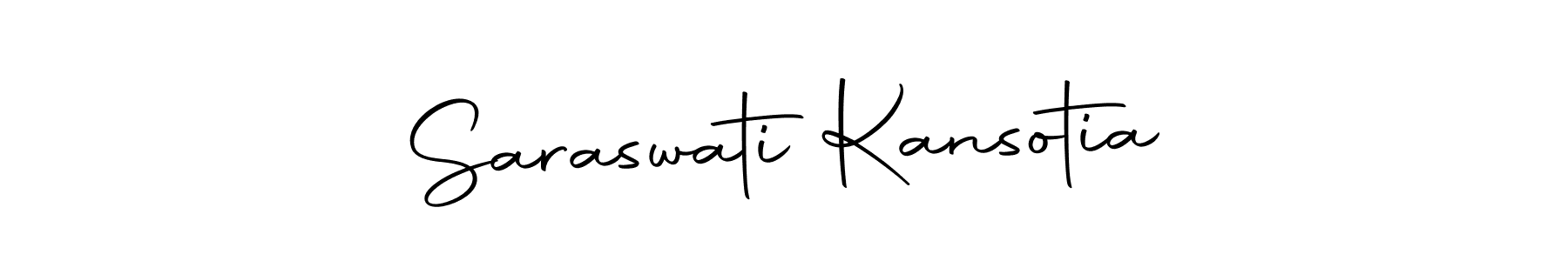 Saraswati Kansotia stylish signature style. Best Handwritten Sign (Autography-DOLnW) for my name. Handwritten Signature Collection Ideas for my name Saraswati Kansotia. Saraswati Kansotia signature style 10 images and pictures png