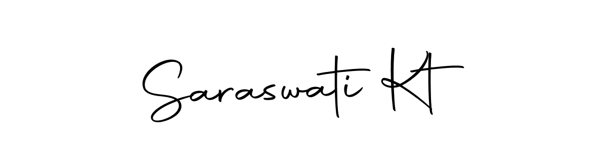 You should practise on your own different ways (Autography-DOLnW) to write your name (Saraswati Kt) in signature. don't let someone else do it for you. Saraswati Kt signature style 10 images and pictures png