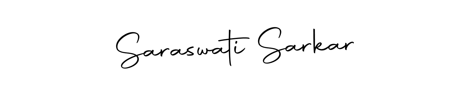 Create a beautiful signature design for name Saraswati Sarkar. With this signature (Autography-DOLnW) fonts, you can make a handwritten signature for free. Saraswati Sarkar signature style 10 images and pictures png