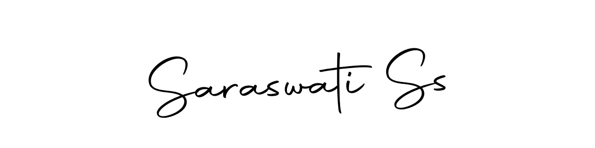 Use a signature maker to create a handwritten signature online. With this signature software, you can design (Autography-DOLnW) your own signature for name Saraswati Ss. Saraswati Ss signature style 10 images and pictures png