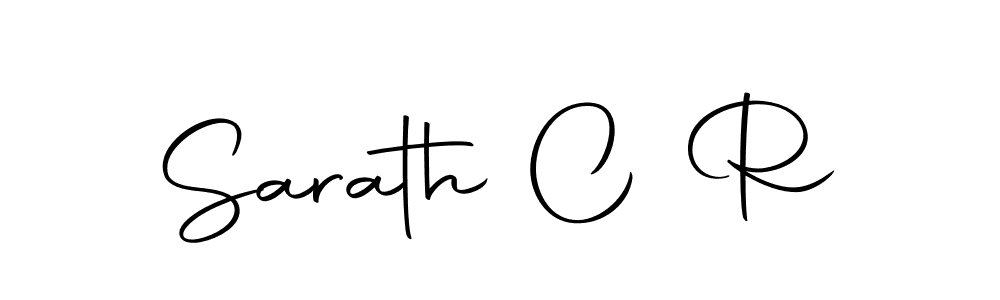 Sarath C R stylish signature style. Best Handwritten Sign (Autography-DOLnW) for my name. Handwritten Signature Collection Ideas for my name Sarath C R. Sarath C R signature style 10 images and pictures png