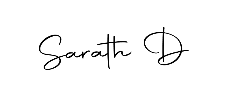 Make a beautiful signature design for name Sarath D. Use this online signature maker to create a handwritten signature for free. Sarath D signature style 10 images and pictures png