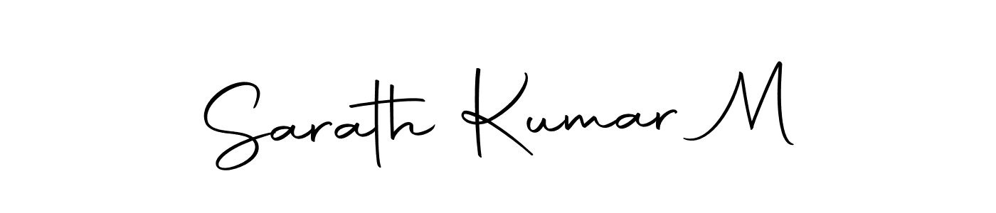 You should practise on your own different ways (Autography-DOLnW) to write your name (Sarath Kumar M) in signature. don't let someone else do it for you. Sarath Kumar M signature style 10 images and pictures png