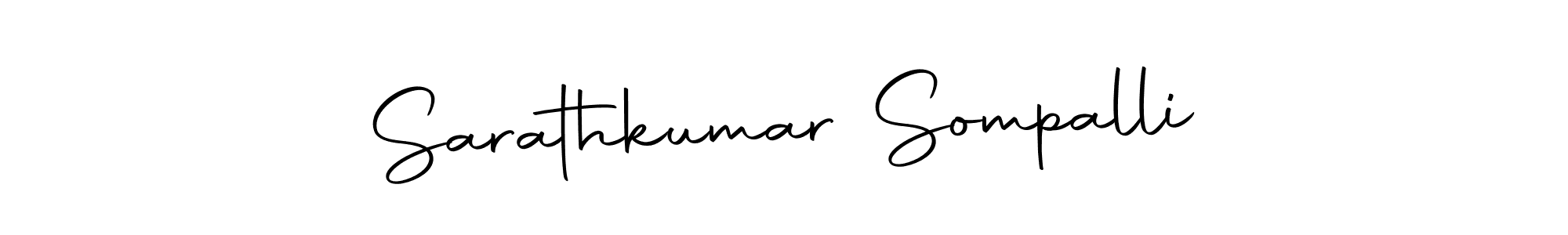 Make a beautiful signature design for name Sarathkumar Sompalli. With this signature (Autography-DOLnW) style, you can create a handwritten signature for free. Sarathkumar Sompalli signature style 10 images and pictures png