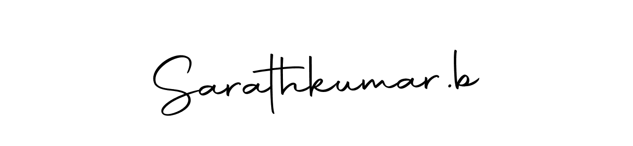 Make a beautiful signature design for name Sarathkumar.b. With this signature (Autography-DOLnW) style, you can create a handwritten signature for free. Sarathkumar.b signature style 10 images and pictures png