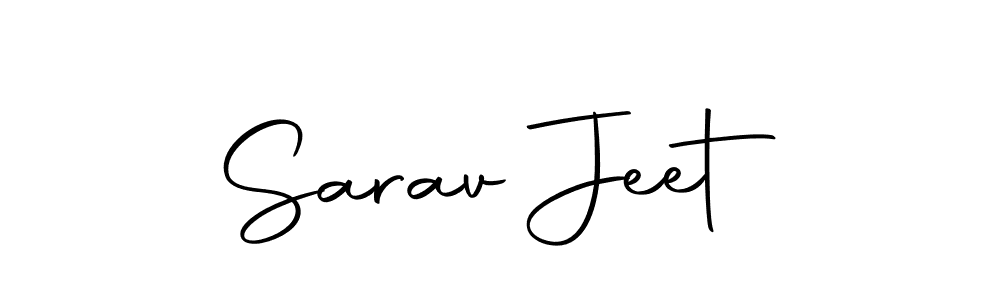 Sarav Jeet stylish signature style. Best Handwritten Sign (Autography-DOLnW) for my name. Handwritten Signature Collection Ideas for my name Sarav Jeet. Sarav Jeet signature style 10 images and pictures png