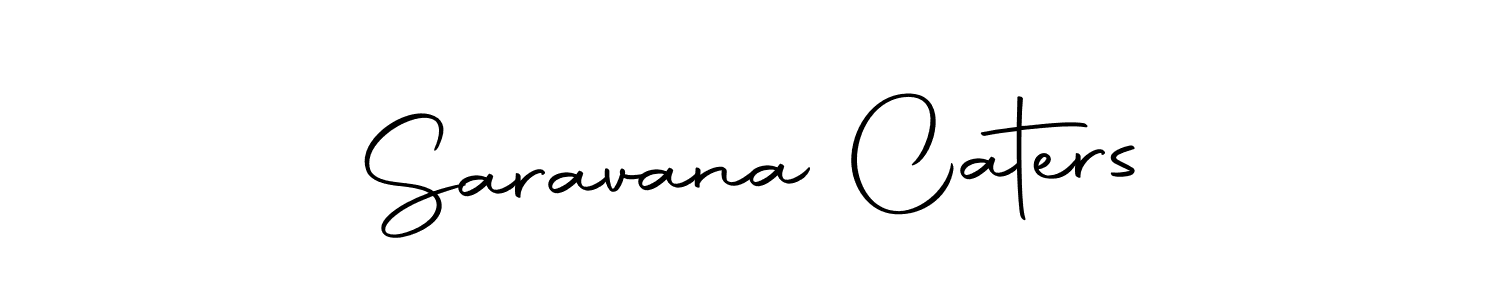 Make a beautiful signature design for name Saravana Caters. With this signature (Autography-DOLnW) style, you can create a handwritten signature for free. Saravana Caters signature style 10 images and pictures png