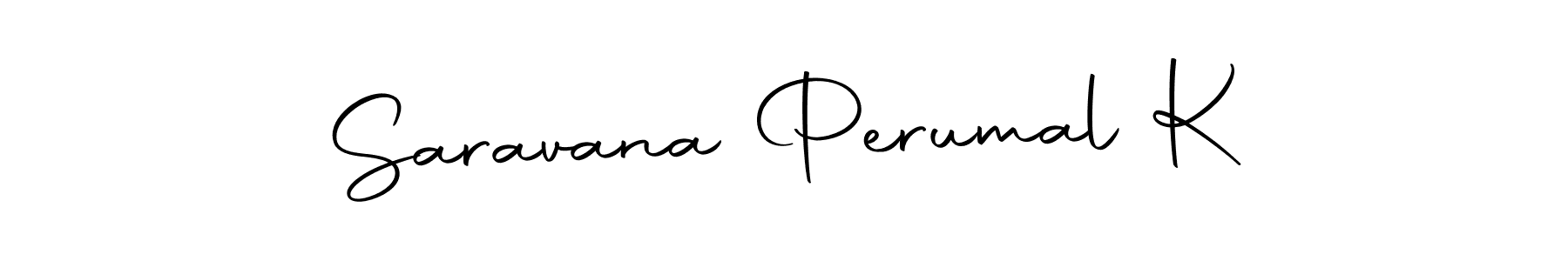 Make a beautiful signature design for name Saravana Perumal K. Use this online signature maker to create a handwritten signature for free. Saravana Perumal K signature style 10 images and pictures png