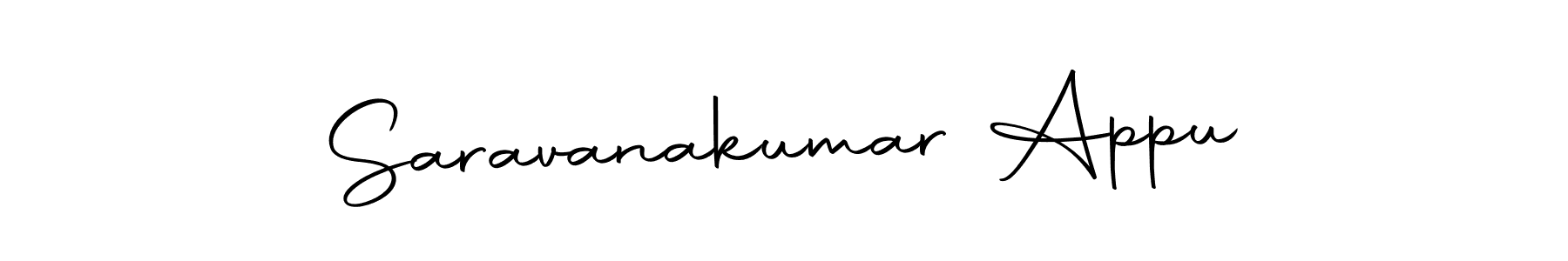 Similarly Autography-DOLnW is the best handwritten signature design. Signature creator online .You can use it as an online autograph creator for name Saravanakumar Appu. Saravanakumar Appu signature style 10 images and pictures png