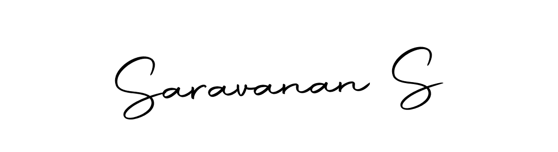 Saravanan S stylish signature style. Best Handwritten Sign (Autography-DOLnW) for my name. Handwritten Signature Collection Ideas for my name Saravanan S. Saravanan S signature style 10 images and pictures png