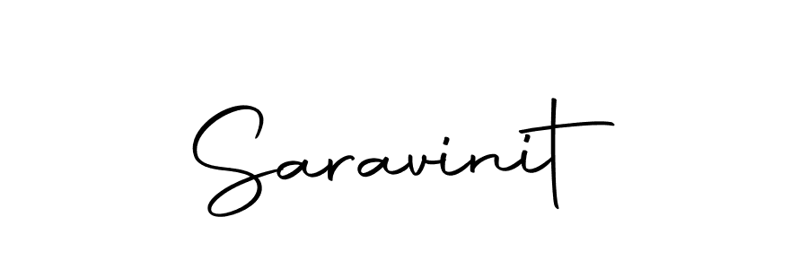 How to make Saravinit name signature. Use Autography-DOLnW style for creating short signs online. This is the latest handwritten sign. Saravinit signature style 10 images and pictures png