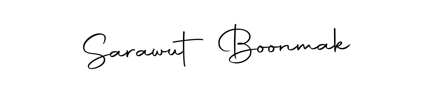 The best way (Autography-DOLnW) to make a short signature is to pick only two or three words in your name. The name Sarawut Boonmak include a total of six letters. For converting this name. Sarawut Boonmak signature style 10 images and pictures png