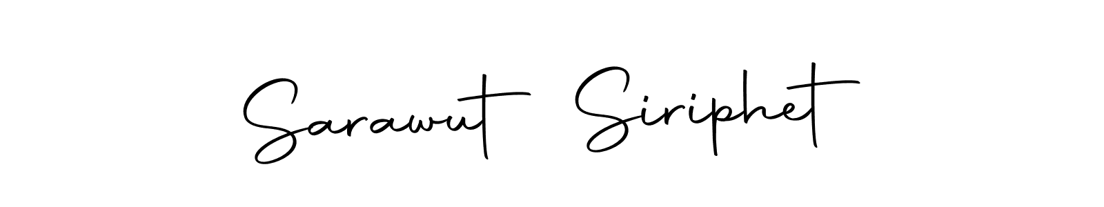 The best way (Autography-DOLnW) to make a short signature is to pick only two or three words in your name. The name Sarawut Siriphet include a total of six letters. For converting this name. Sarawut Siriphet signature style 10 images and pictures png