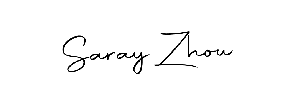 You can use this online signature creator to create a handwritten signature for the name Saray Zhou. This is the best online autograph maker. Saray Zhou signature style 10 images and pictures png