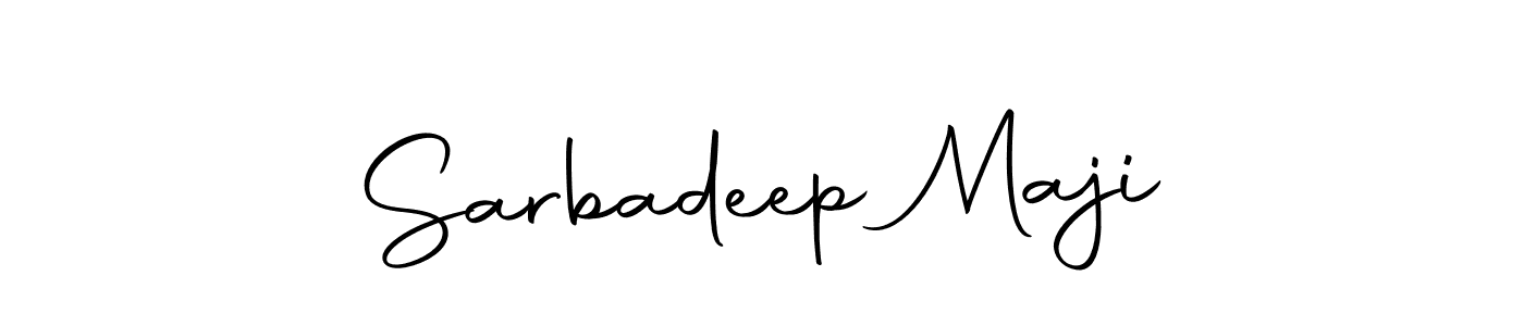 How to make Sarbadeep Maji signature? Autography-DOLnW is a professional autograph style. Create handwritten signature for Sarbadeep Maji name. Sarbadeep Maji signature style 10 images and pictures png